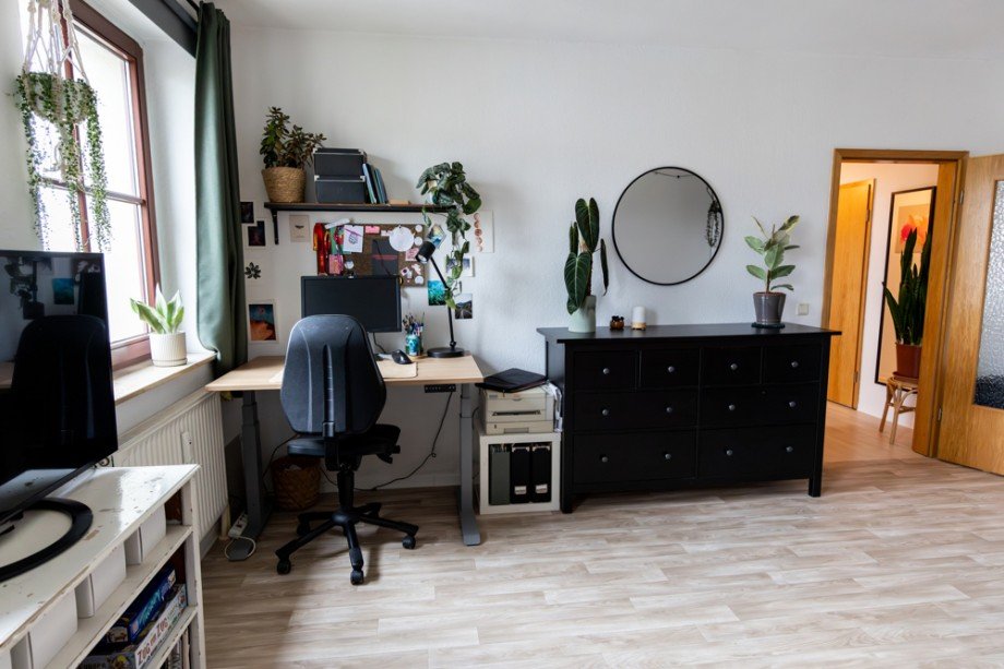 Arbeitsbereich Dachgeschosswohnung Magdeburg