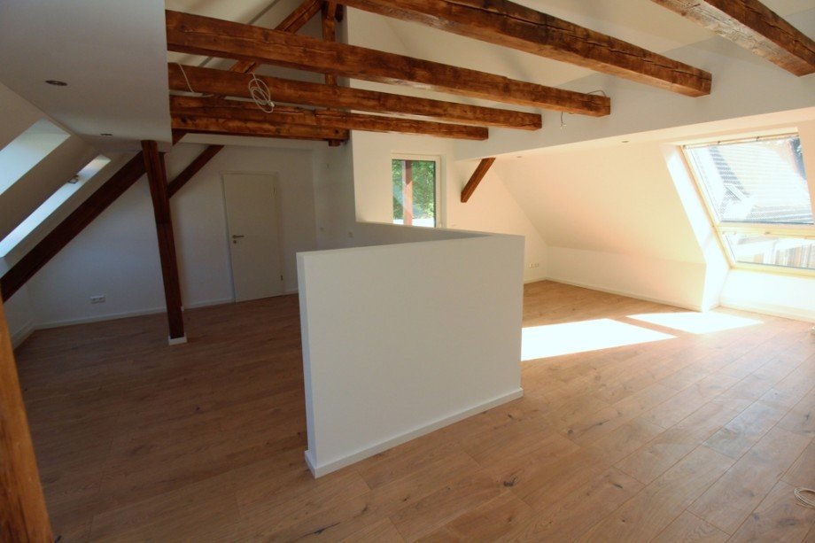 K�che und Wohnen Dachgeschosswohnung Magdeburg